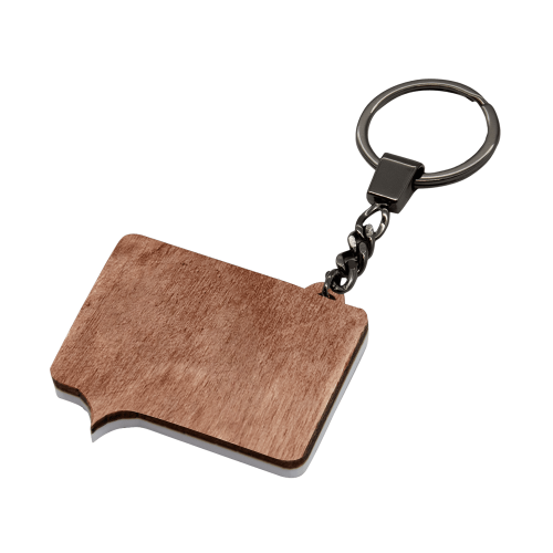 Брелок Мысль (белый) 4