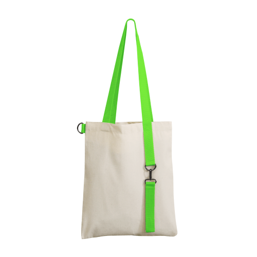 Шоппер Superbag (неокрашенный с салатовым) 2