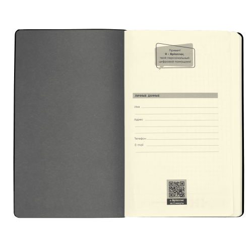 Бизнес-блокнот Bplanner.05 (серый) 5