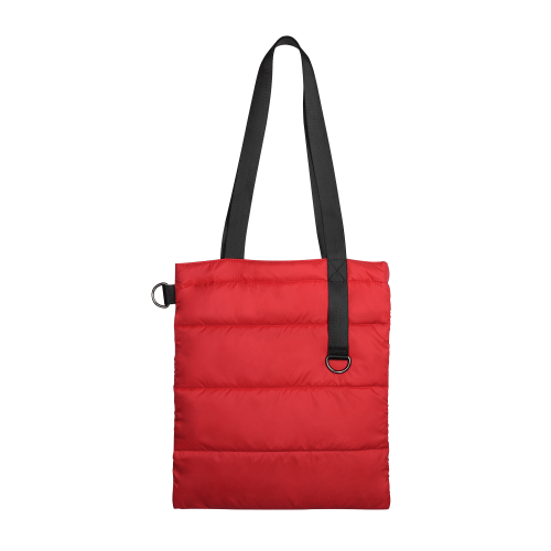 Шоппер Superbag Bubble, с кнопкой (красный с черным) 1 Шоппер Superbag Bubble, с кнопкой (красный с черным) 1