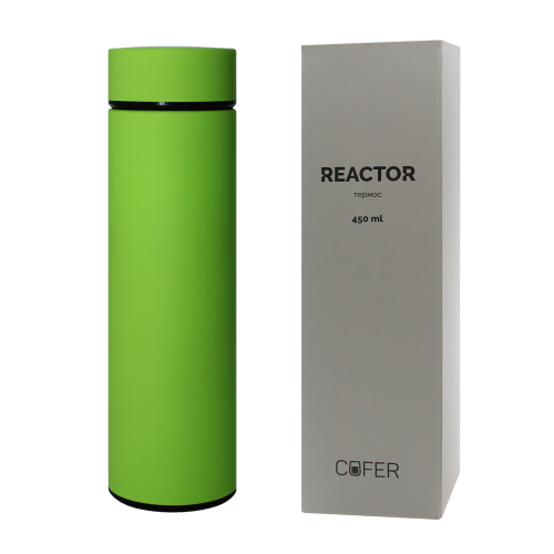 Термос Reactor софт-тач с датчиком температуры (салатовый) 4 Термос Reactor софт-тач с датчиком температуры (салатовый) 4