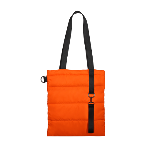Шоппер Superbag Bubble, с кнопкой (оранжевый с черным) 1 Шоппер Superbag Bubble, с кнопкой (оранжевый с черным) 1