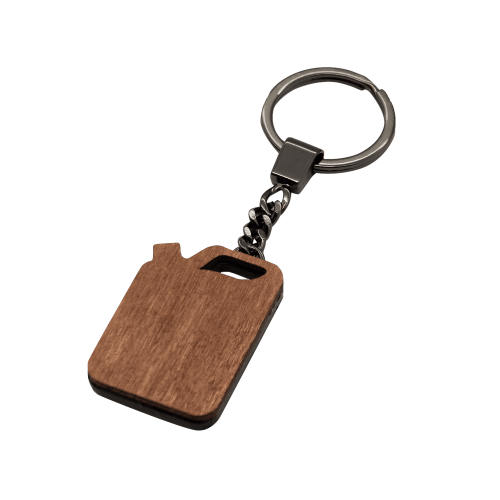 Брелок Канистра (черный с серебром) 4