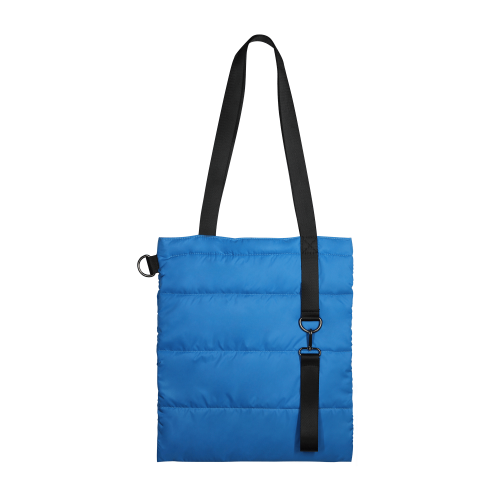 Шоппер Superbag Bubble, с кнопкой (голубой с черным) 1 Шоппер Superbag Bubble, с кнопкой (голубой с черным) 1