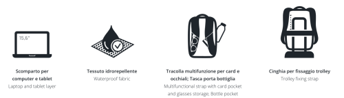 Рюкзак-трансформер Pininfarina Flexxi 47х34х10 см, черный 7