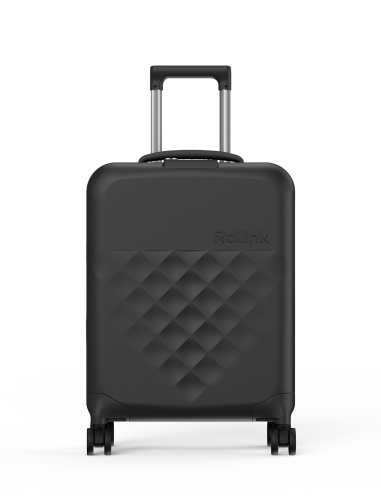 Чемодан складной Rollink Vega 360 55x40x20 см, 4 колеса, черный 4 Чемодан складной Rollink Vega 360 55x40x20 см, 4 колеса, черный 4