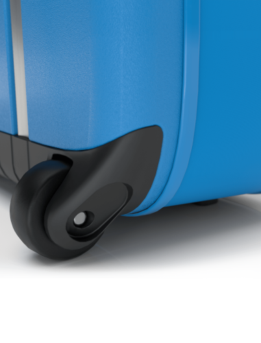 Чемодан складной Rollink Aura 55x40x20 см, 2 колеса, синий 1