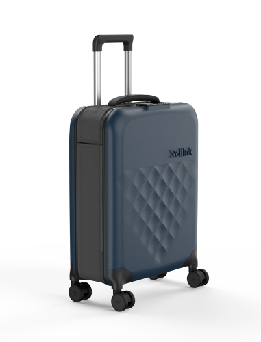 Чемодан складной Rollink Vega 360 55x40x20 см, 4 колеса, серо-си 3 Чемодан складной Rollink Vega 360 55x40x20 см, 4 колеса, серо-си 3