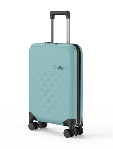 Чемодан складной Rollink Vega 360 55x40x20 см, 4 колеса, бирюзов 3 Чемодан складной Rollink Vega 360 55x40x20 см, 4 колеса, бирюзов 3