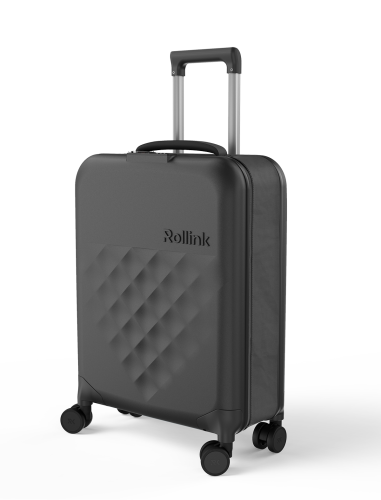 Чемодан складной Rollink Vega 360 55x40x20 см, 4 колеса, черный 1 Чемодан складной Rollink Vega 360 55x40x20 см, 4 колеса, черный 1