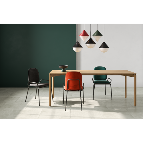 Стул ror, double frame, велюр, черный /черный 7